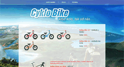 Desktop Screenshot of cyklobike.cz